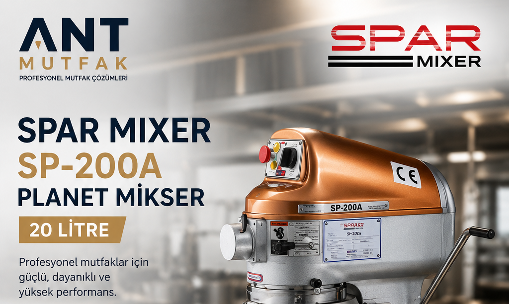 SPAR Mixer: Profesyonel Mutfaklarda Güç, Dayanıklılık ve Verimlilik