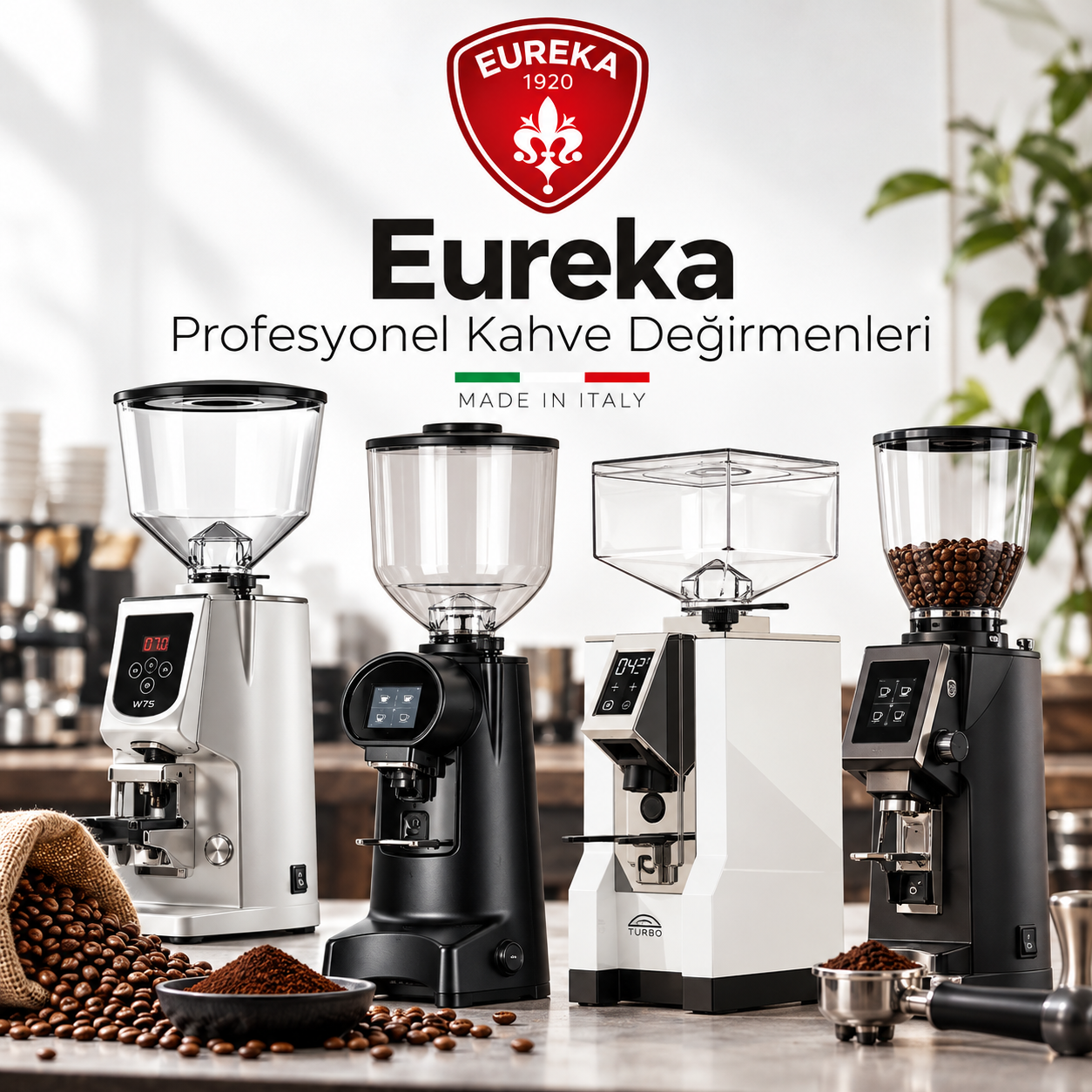 Eureka Profesyonel Kahve Değirmenleri