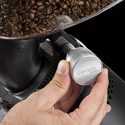 Ceado E37Z Barista RS Dijital Kahve Değirmeni, Siyah, 83 mm - 4