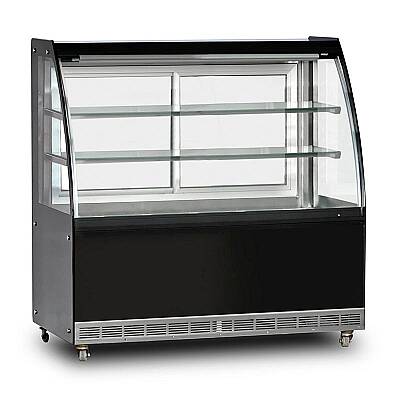 Dampak Soğutmalı Bombe Camlı Pasta Teşhir Dolabı, 375 L, 100x70x140 cm - 1