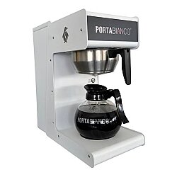 Portabianco RFKX1P Filtre Kahve Makinesi, Tek Potlu, Beyaz - Portabianco