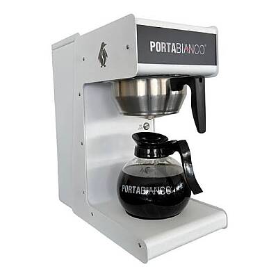Portabianco RFKX1P Filtre Kahve Makinesi, Tek Potlu, Beyaz - 1