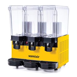 Samixir 60.SSSY Triple Klasik Fıskiyeli Soğuk İçecek Dispenseri, 20+20+20 L, Sarı - Samixir