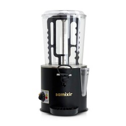 Samixir SC10.B Sıcak Çikolata ve Salep Makinesi, 10 L, Siyah - 4