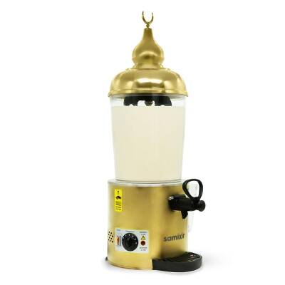 Samixir SC10.G Sıcak Çikolata ve Salep Makinesi, 10 L, Gold - 2