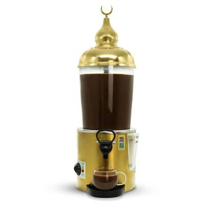 Samixir SC10.G Sıcak Çikolata ve Salep Makinesi, 10 L, Gold - 1