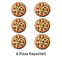 SGS PO 9262 E 30 cm x 6 Pizza Kapasiteli Tek Katlı Pizza Fırını, Elektrikli - 2