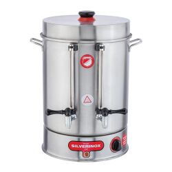 SilverInox 2015 Çay Makinesi, Çevirmeli Metal Musluklu, 400 Bardak Kapasiteli, 36 L - Silverinox