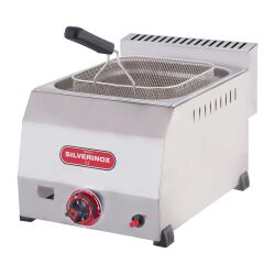 SilverInox 2704 Fritöz, 8 L, Doğalgazlı - Silverinox