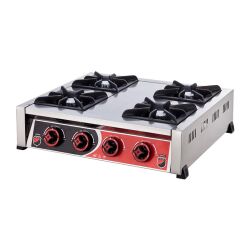 SilverInox 2903 4 Gözlü Set Üstü Mini Ocak, LPG'li - Silverinox