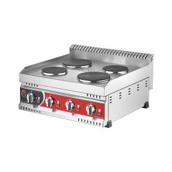 SilverInox EP-04 4 Gözlü Pleyt Isıtıcı, Elektrikli - Silverinox