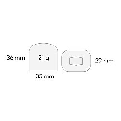 Simag SDH 24 AS Hazneli Parmak Buz Makinesi, 25 kg/gün Kapasiteli, 6 kg Hazneli - 3