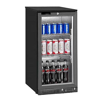 Vosco VBBC-150S Tek Kapılı Bar Arkası Şişe Soğutucu Dolap, 118 L, Siyah - 1